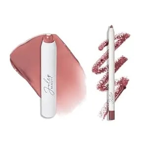 Julep The Perfect Pair 2pc Set It'S Balm Tinted Lip Balm Vintage Mauve And With A Trace Retractable Creamy Long-Lasting Lip Liner, Antique Rose