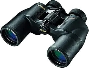 Nikon Aculon A211 10x42 Binocular - Multilayer Coating, Porro Prism Binocular With Turn And Slide Eyecups, Tripod Adaptable - Official Nikon USA Model