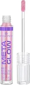 Essence - Meta Glow Multi-Reflective Lip Gloss - Iridescent Shimmer, Holographic, Non-Sticky & Comfortable - Vegan & Cruelty Free (03 - Pink Vision)