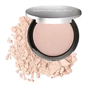 Mirabella - Pure Press Foundation, Hd-Finish Pressed Powder, Buildable Mineral Pressed Powder Compact With Nourishing Jojoba, Age-Defying Makeup For All Skin Types, Original Fair I
