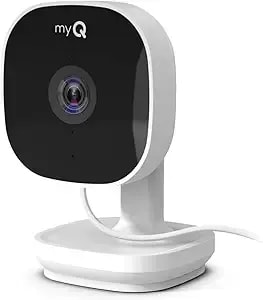 Chamberlain Myq Smart Indoor Security Camera – 1080p Hd Video, Night Vision, Motion Detection, Wi-Fi, Two-Way Audio, Smartphone Control