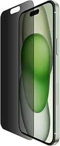 Belkin Screenforce Temperedglass Treated Privacy Screen Protector For Iphone 15 Plus And 14 Pro Max- Slim & Scratch-Resistant - Includes Easy Align Tray For Bubble Free Application