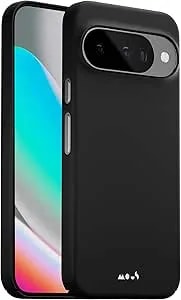 Mous For Google Pixel 10/10 Pro (2025) Case, Compatible With qi2 Magsafe And Pixelsnap - Super Thin - Anti-Scratch Protective Phone Cover- Black
