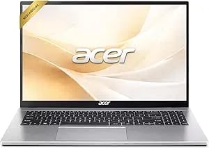 Acer Aspire 3 Premium Slim Laptop Computer With Backlit Keyboard - AMD Ryzen 5 7430U CPU - 8GB RAM - 256GB SSD - 15.6" FHD Display - Fast Wi-Fi 6 - Windows 11 Pro - W/O Mouse
