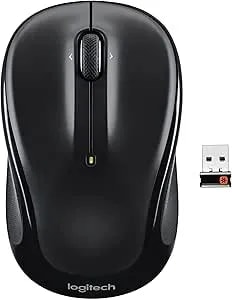 Logitech m325 Wireless Mouse For Web Scrolling - Black