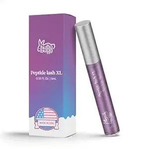 Hunny Bunny Peptide Lash Xl Eyelash Growth Serum - Prostaglandin Free - Sensitive Eye Safe - Conditioning Complex For Fuller, Longer Lashes - 60-Day Supply - Made In Usa