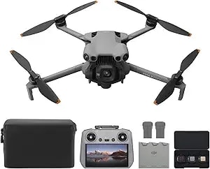 Dji Mini 5 Pro Fly More Combo With Dji Rc 2, Drone With Camera, 1-Inch Cmos, 4k Drone For Beginners With Omnidirectional Obstacle Sensing, Activetrack 360°, 225° Gimbal Rotation, 3 Batteries