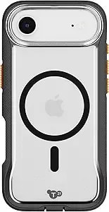 tech21 Evopro Case For Iphone 17 Air – Clear/Black - Slim Protective Case - Impact Protection - Magsafe Compatible