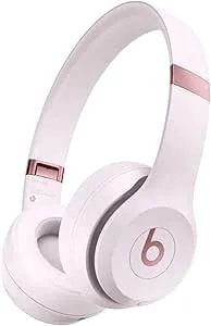 Beats Solo 4 - Wireless Bluetooth On-Ear Headphones, Cloud Pink (Renewed Premium)