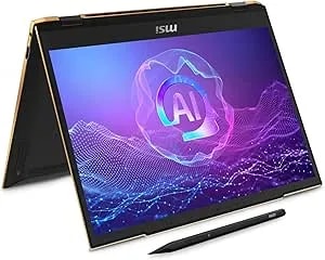 Msi Summit 13 Ai+ Evo (2024) 13.3" Fhd+ Professional Laptop: Intel Core Ultra 7-258v, Arc Graphics, 32gb lpddr5x, 2tb Nvme Ssd, Thunderbolt 4, Win 11 Pro: Ink Black a2vmtg-017us