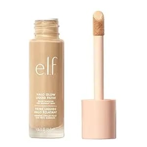 E.L.F. Halo Glow Liquid Filter, Complexion Booster For A Glowing, Soft-Focus Look, Infused With Hyaluronic Acid, Vegan & Cruelty-Free, 2 Fair/Light