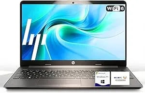 Hp New 15.6" Laptop, 8gb Ram 256gb Ssd, Intel Processor, Full Hd Display, Wifi, Bluetooth, Hd Webcam, Windows 11, Thin & Lightweight Computer For Work, Study & Home