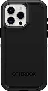 Otterbox Iphone 15 Pro Max (Only) Defender Series Xt Case - Black, Screenless, Rugged, Snaps To Magsafe, Lanyard Attachment
