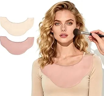 2pcs Reusable Makeup Collar Protector,Makeup Assistance Tools,Make Up Hood Protects Hair And Getting Dressed,Keep Outfits Clean
