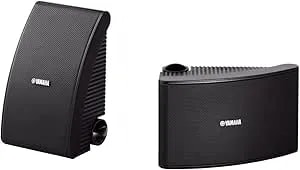 Yamaha Ns-aw392bl 120 Watt 5 1/4-Inch Cone All-Weather Speakers (1 Pair, Black)