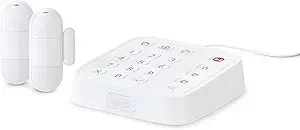 Arlo Home Security System - Wired Keypad Sensor Hub, (2) 8-In-1 Sensors, 24/7 Professional Monitoring- No Contract Required, Diy Installation, Alarm System For Home Security – ss1201, White