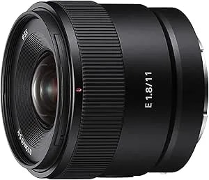 Sony E 11mm f1.8 Aps-C Ultra-Wide-Angle Prime For Cameras, Black