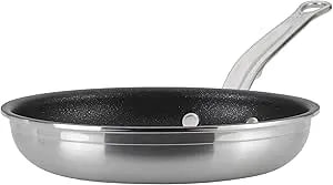 Hestan Probond Forged Titum - Professional Clad Stainless Steel, Nonstick, Frying Pan, (8.5-Inch), Induction Compatible, Made Without Pfoas