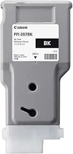 Canon 8789b001aa Pfi 207 Original Ink Tank, Black