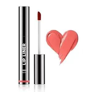 Lip Stain Long Lasting & Waterproof Lip Liner, Non-Stick Cup Highly Pigmented Natural Finish, Lip Gloss For All-Day Color Hold (Rose)