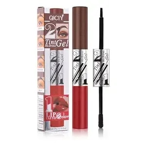 Admd 2-In-1 Peel-Off Brow Tint & Lip Stain, Water-Resistant Long-Lasting Formula For Brows And Lips（02#）