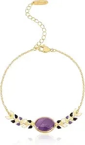 Montana West Wrangler Western Tigers Eye Wheat Chain Bracelet For Women