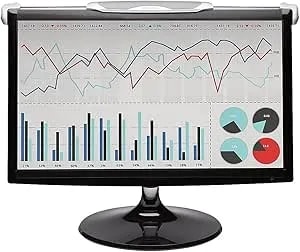 Kensington FS240 Snap2 Privacy Screen For 22-Inch To 24-Inch Widescreen 16:10 And 16:9 Monitors (K55315WW),Black