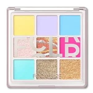 Focallure Shimmer Matte Eyeshadow Palette,Smooth Mineral Eyeshadow Pigment,Easy To Create Daily Look,Long Lasting Professional Eye Shadow Makeup,bl01 Dopamine