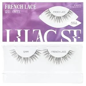 Lilac St - French Lace Glamorous Faux Eyelash Clusters (12mm) - Delicate & Wispy - Diy Lash Extension Wisps - Lightweight & Lifelike - Korean Silk - Lasts 10 Days - Cruelty Free, Vegan - 10 Lashes