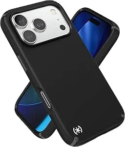 Speck presidio2 Pro For Iphone 17 Pro Case, Magsafe-Compatible, Slim Protective Case, Black/Slate Grey/White