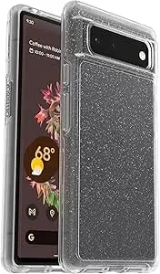 Otterbox Pixel 6 Symmetry Series Case - Stardust, Ultra-Sleek, Wireless Charging Compatible, Raised Edges Protect Camera & Screen