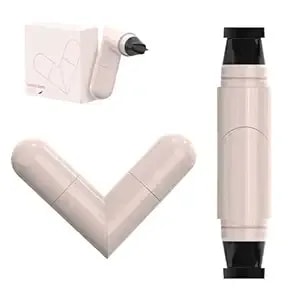 Rotating Eyeliner Stamp Pen, 2026 Upgrade Long Lasting Rotating Waterproof Winged Eyeliner Stamp Pen, Smudge Proof Eye Liner Tool (Black)