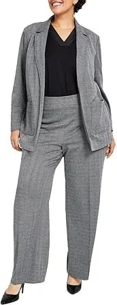 Anne Klein Women'S Herringbone Notch Collar W/Patch Pockets