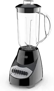 Black+Decker Crush Master Blender, 10-Speeds With Stainless Steel Blades, Black, bl2010bp