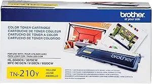 Brother Genuine tn210y Color Laser Yellow Toner Cartridge, (Package May Vary)