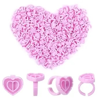 400pcs Glue Cups & Rings For Eyelash Extensions