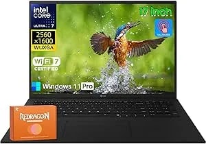 Lg Gram 17 Touchscreen Laptop Copilot+ Pc, Intel Ultra 7 Series 2 258v, 17" 2.5k Wqxga Display, 32 Gb Ram, 1 Tb Ssd, Intel Arc Graphics, Windows 11 Pro, Wi-Fi 7, Backlit Keyboard, W/Accessories