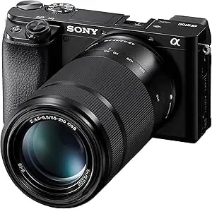 Sony Alpha a6100 Mirrorless Camera With 16-50mm And 55-210mm Zoom Lenses, ilce6100y/B, Black
