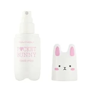 Tonymoly Pocket Bunny Facial Mist - Hydrating & Refreshing Face Spray With Aloe & Berry Extracts - Moisturizing Korean Facial Mist, Cute Travel Size, K-Beauty Gift, Easter Basket Stuffer