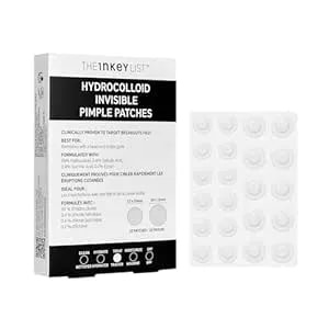 The Inkey List Hydrocolloid Invisible Pimple Patches, Spot Patches Contains Salicylic Acid, Day/Night Anti Acne Patches, Vegan & Cruelty Free, Suitable For All Skin Types