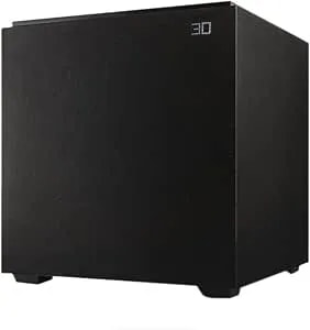 Definitive Technology Descend dn12 12" Subwoofer (2021 Model) - Optimized For Movies And Music, New 3xr Architecture, 1500w Peak Class H Amplifier & (2) Pressure-Coupled 12" Bass Radiators, Black