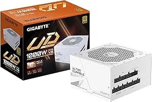 Gigabyte UD1000GM PG5 V2 ICE - 1000W 80 Plus Gold Certified - PCIe5.1 Ready - ATX3.1 - Fully Modular Power Supply (GP-UD1000GMPG5 ICE)