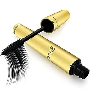 Vegan Black Mascara For Sensitive Eyes, Natural Hypoallergenic Mascara, Buildable Lengthening And Volumizing For Natural Looking, Cruelty Free, Ophthalmologist Tested- By Gaya Cosmetics
