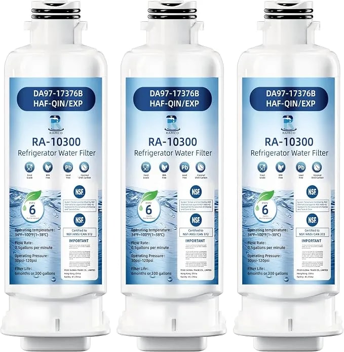 da97-17376b Haf-Qin Samsung Water Filter Replacement For Samsung Haf-Qin/Exp Bespoke Water Filter,rs27t5200sr rf28r7201sr rs22t5201sr rf27t5201sr rf29bb8600ql rf32cg5400sr rf28r7201sr rf32cg5300sr