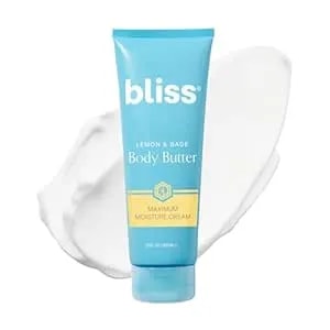 Bliss Lemon And Sage Body Butter - Iconic Scent With Shea Butter And Coconut Oil For Long-Lasting Maximum Moisture - Body Lotion For Smooth, Soft Skin - Vegan And Cruelty-Free - 6.7 Fl Oz