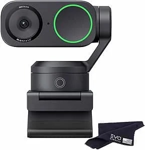 insta360 Link 2-Ptz 4k Webcam With 1/2" Sensor, Ai Tracking, Gesture Control, Hdr, Noise-Canceling Mic, Webcam For Laptop, Live Streaming, Gaming