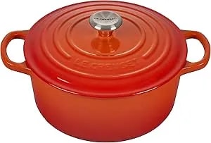 Le Creuset Enameled Cast Iron Signature Round Dutch Oven, 3.5 Qt, Flame