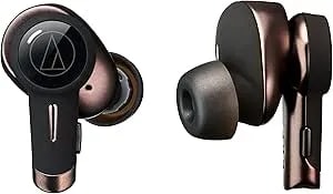 Audio-Technica ATH-TWX9 Wireless Earbuds, Premium Listening Experience With Bluetooth Wireless, Noise-Cancellation, High-Resolution Drivers With Innovative Acoustic Technology