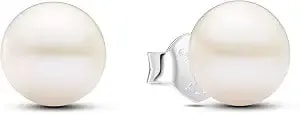 Pandora Treated Freshwater Cultured Pearl 7mm Stud Earrings 293169c01
