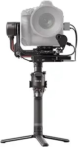 Dji Rs 2 Full-Color Lcd Touchscreen Gimbal Stabilizer With Cinematic Sharpness, Titan Stabilization Algorithm, Carbon Fiber Axis Arm, And Built-In Front Dial (Renewed)
